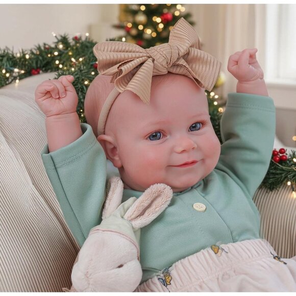 20" Body Reborn Baby Doll Realistic Floppy Newborn Girl Poseable - Picture 2 of 6